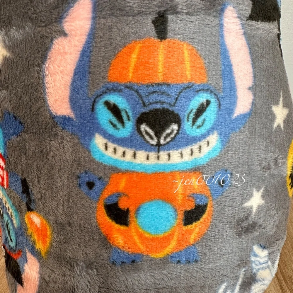 Disney Halloween Stitch Oversized Plush Throw Blanket 5x6 ft